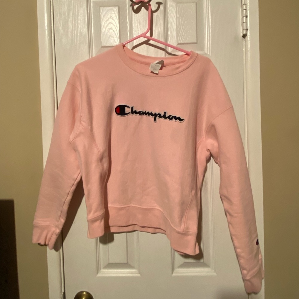 Champion Baby Pink Crewneck